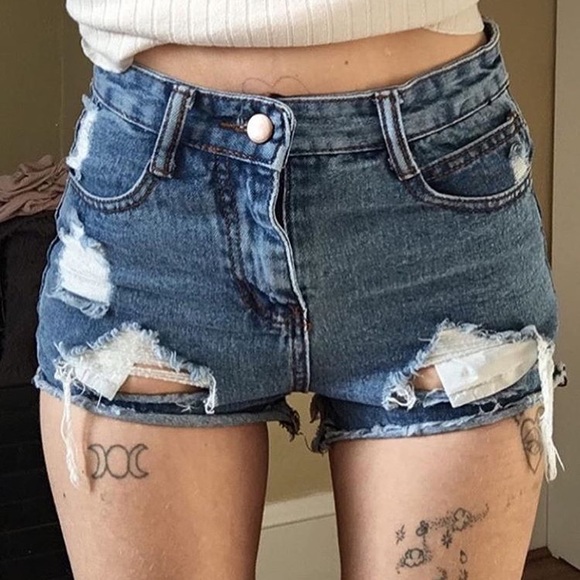 small jean shorts